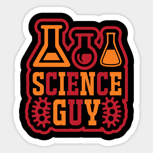 Science Guy T Shirt For Women Men Sticker by Xamgi